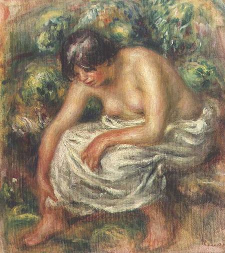 La toilette dopo il bagno – Pierre-Auguste Renoir Pierre-Auguste Renoir 70x70