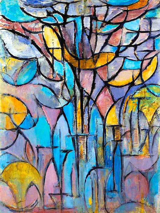 Alberi – Mondrian Piet Mondrian 70x85