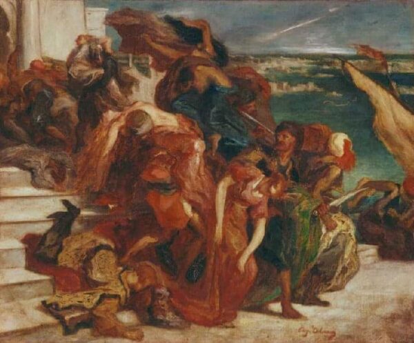 Volo di donna turca – Eugène Delacroix Eugène Delacroix 85x75