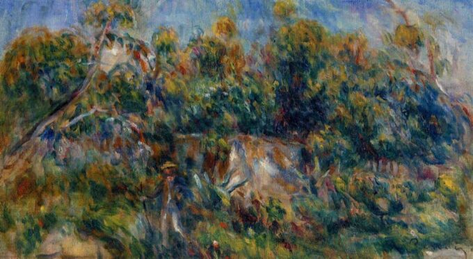 La passeggiata del pittore a Cagnes – Pierre-Auguste Renoir Pierre-Auguste Renoir 120x70