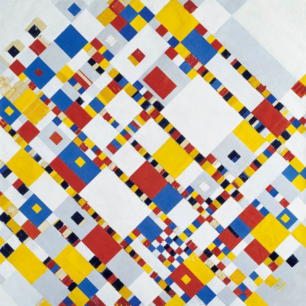 Victoire Boogie Woogie II – Mondrian Piet Mondrian 70x70