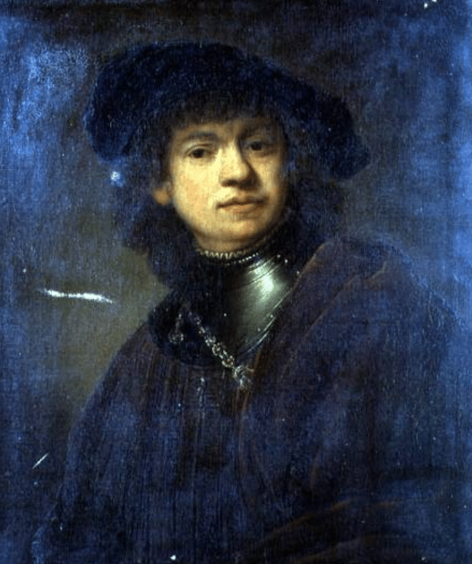 Autoritratto (olio su tela) – Rembrandt van Rijn Rembrandt van Rijn 70x85