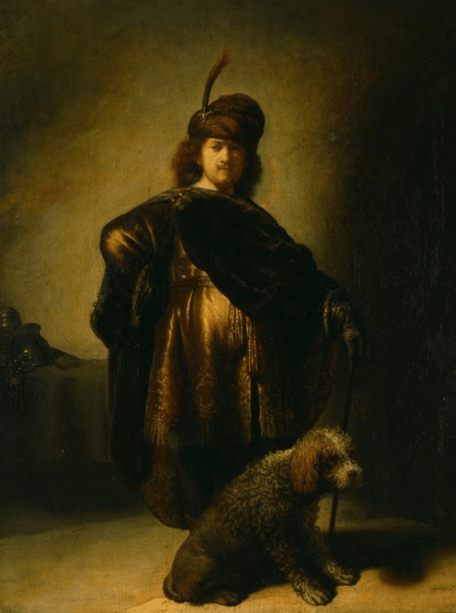 Autoritratto in costume orientale – Rembrandt van Rijn Rembrandt van Rijn 70x85