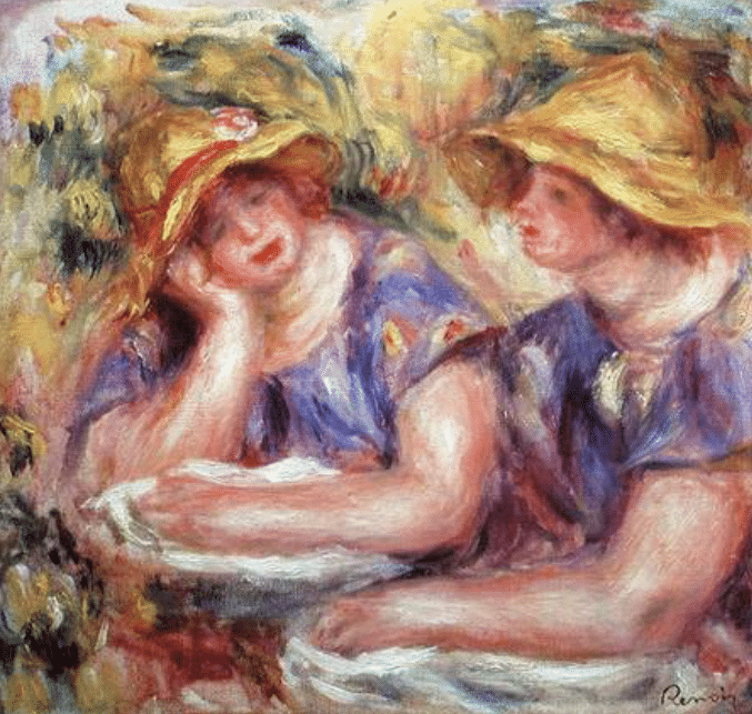 Due donne in camicia – Pierre-Auguste Renoir Pierre-Auguste Renoir 70x70