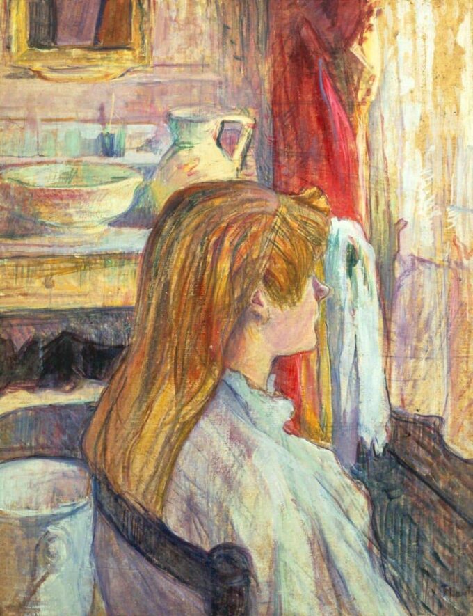 Donna alla finestra – Toulouse Lautrec Henri de Toulouse-Lautrec 70x85