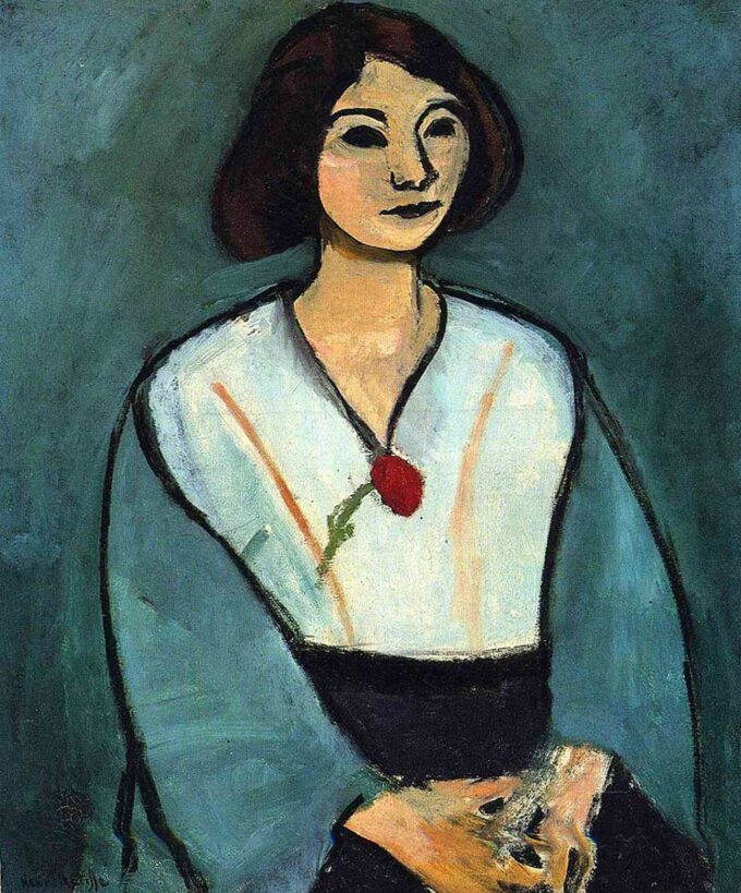 Dama in verde – Matisse Henri Matisse 70x85