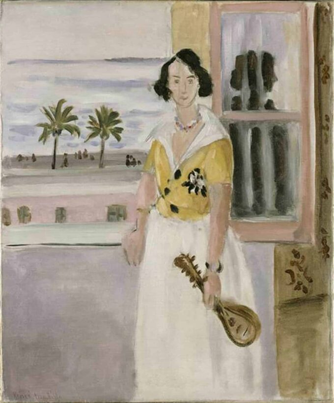 Donna con una mandolina – Matisse Henri Matisse 70x85