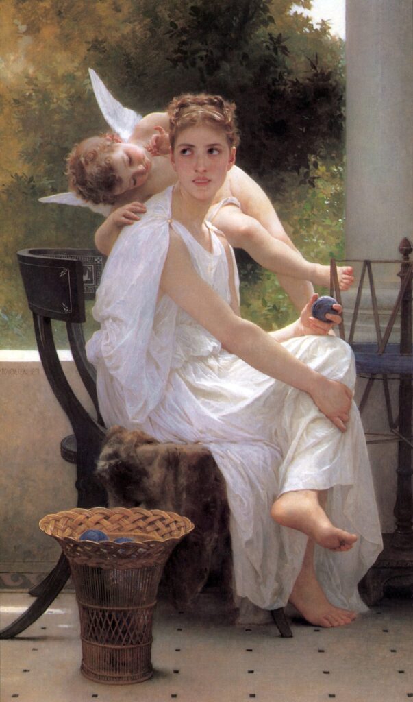 Il lavoro interrotto – William Bouguereau William Bouguereau 70x120