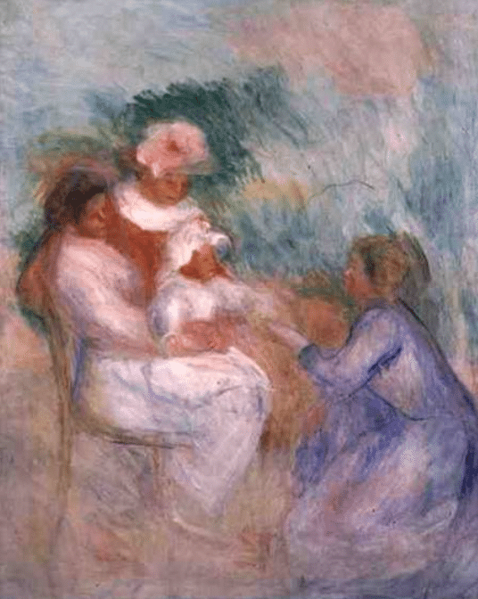 Donne e bambini – Pierre-Auguste Renoir Pierre-Auguste Renoir 70x85