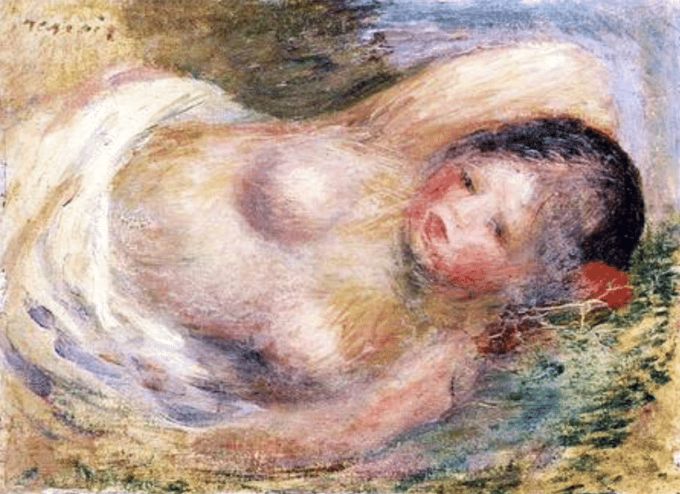 Nudo disteso di Pierre – Pierre-Auguste Renoir Pierre-Auguste Renoir 105x70