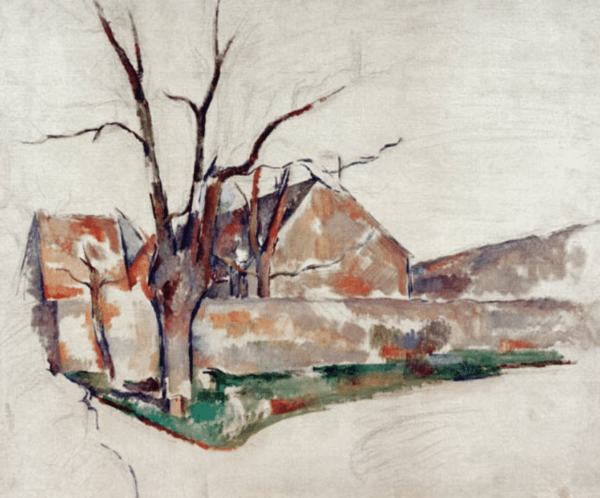 Paesaggio invernale – Paul Cézanne Paul Cézanne 85x75