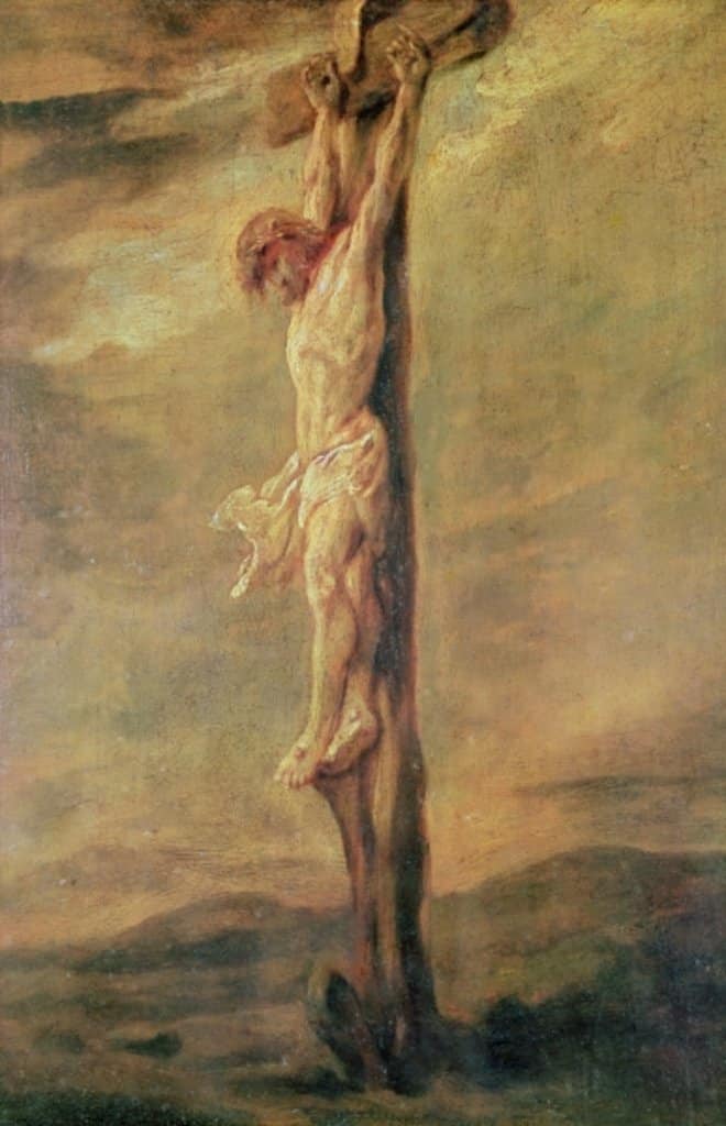 Cristo in croce – Rembrandt van Rijn Rembrandt van Rijn 70x105