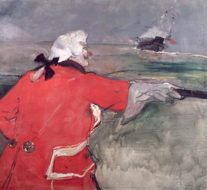 L’Amiral Viaud, o Paul Viaud in costume d’amiral – Toulouse Lautrec Henri de Toulouse-Lautrec 70x70