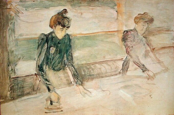 Le lavandaie – Toulouse Lautrec Henri de Toulouse-Lautrec 105x70