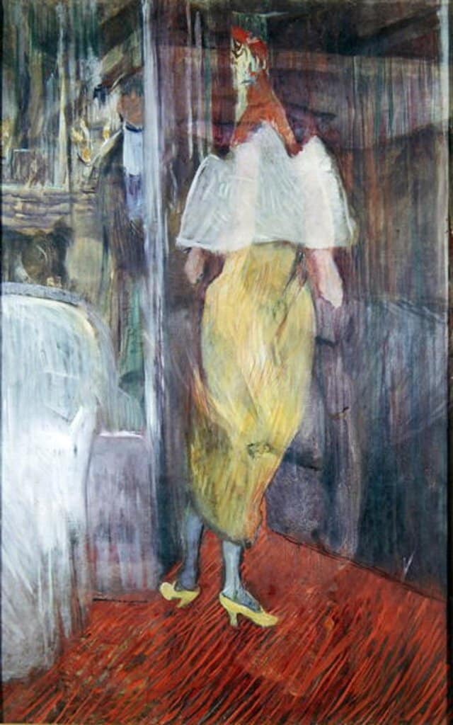 Donna che entra in una loggia al teatro – Toulouse Lautrec Henri de Toulouse-Lautrec 70x105