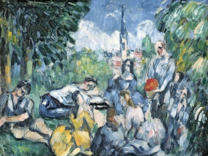 Il pranzo sull’erba, 1876-77 – Paul Cézanne Paul Cézanne 85x75