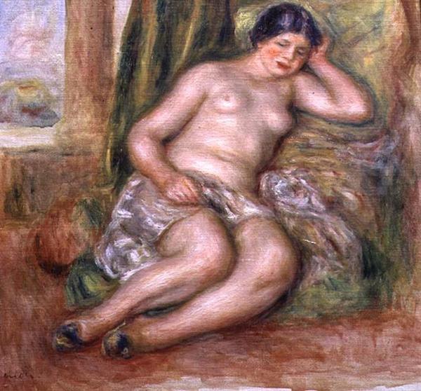 Odalisca addormentata o Odalisca in pantofole turche – Pierre-Auguste Renoir Pierre-Auguste Renoir 70x70