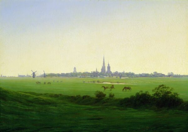 Pronto a Greifswald – Caspar David Friedrich Caspar David Friedrich 105x70