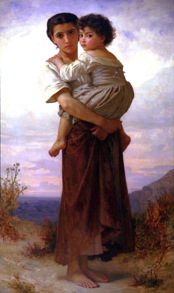 Giovani Bohemians – William Bouguereau William Bouguereau 70x120