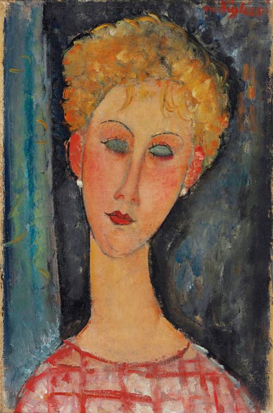 Giovane ragazza con orecchini – Amedeo Modigliani Amedeo Modigliani 70x105