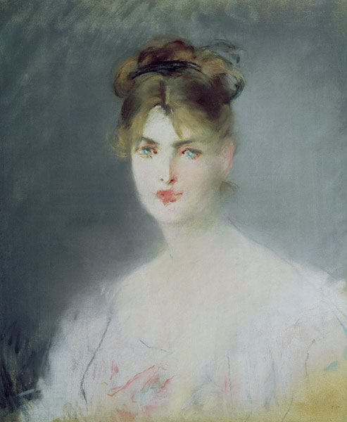 Ritratto di una giovane donna con capelli biondi e occhi blu – Edouard Manet Édouard Manet 70x85