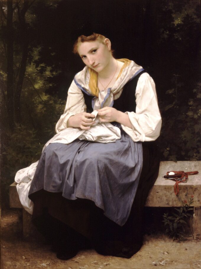 Giovane lavoratore – William Bouguereau William Bouguereau 70x85