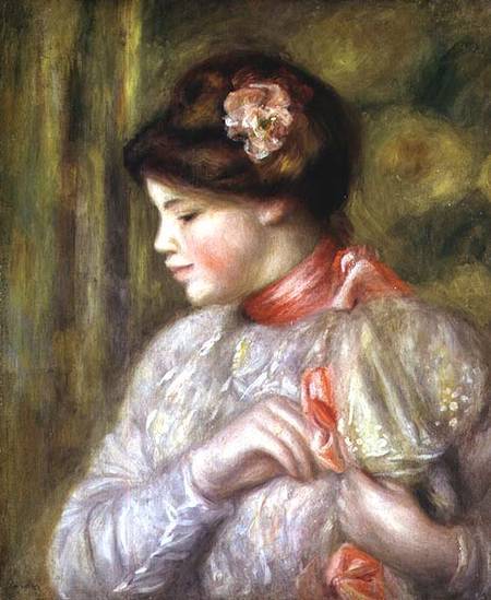 Giovane donna che sistema la sua camicetta – Pierre-Auguste Renoir Pierre-Auguste Renoir 70x85