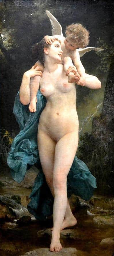 La giovinezza e l’amore – William Bouguereau William Bouguereau 70x160